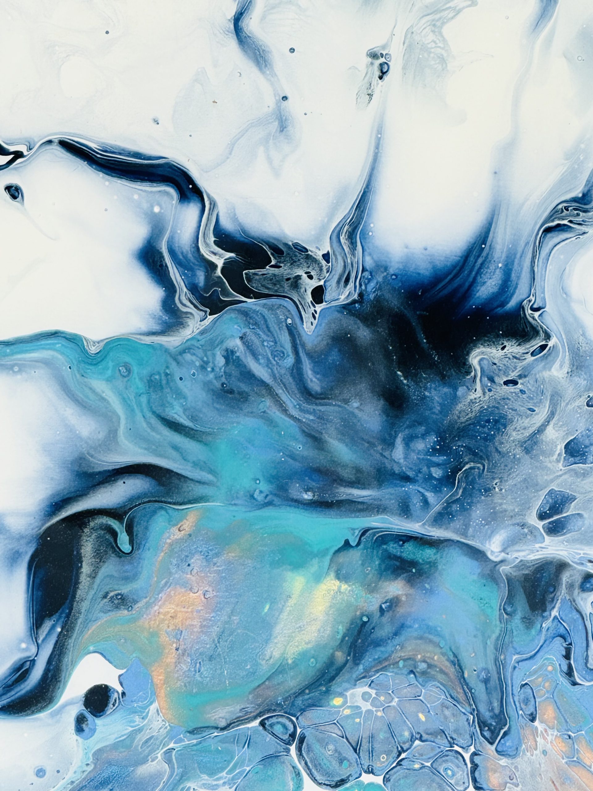 Teal Dutch Pour (contact us for shipping costs)