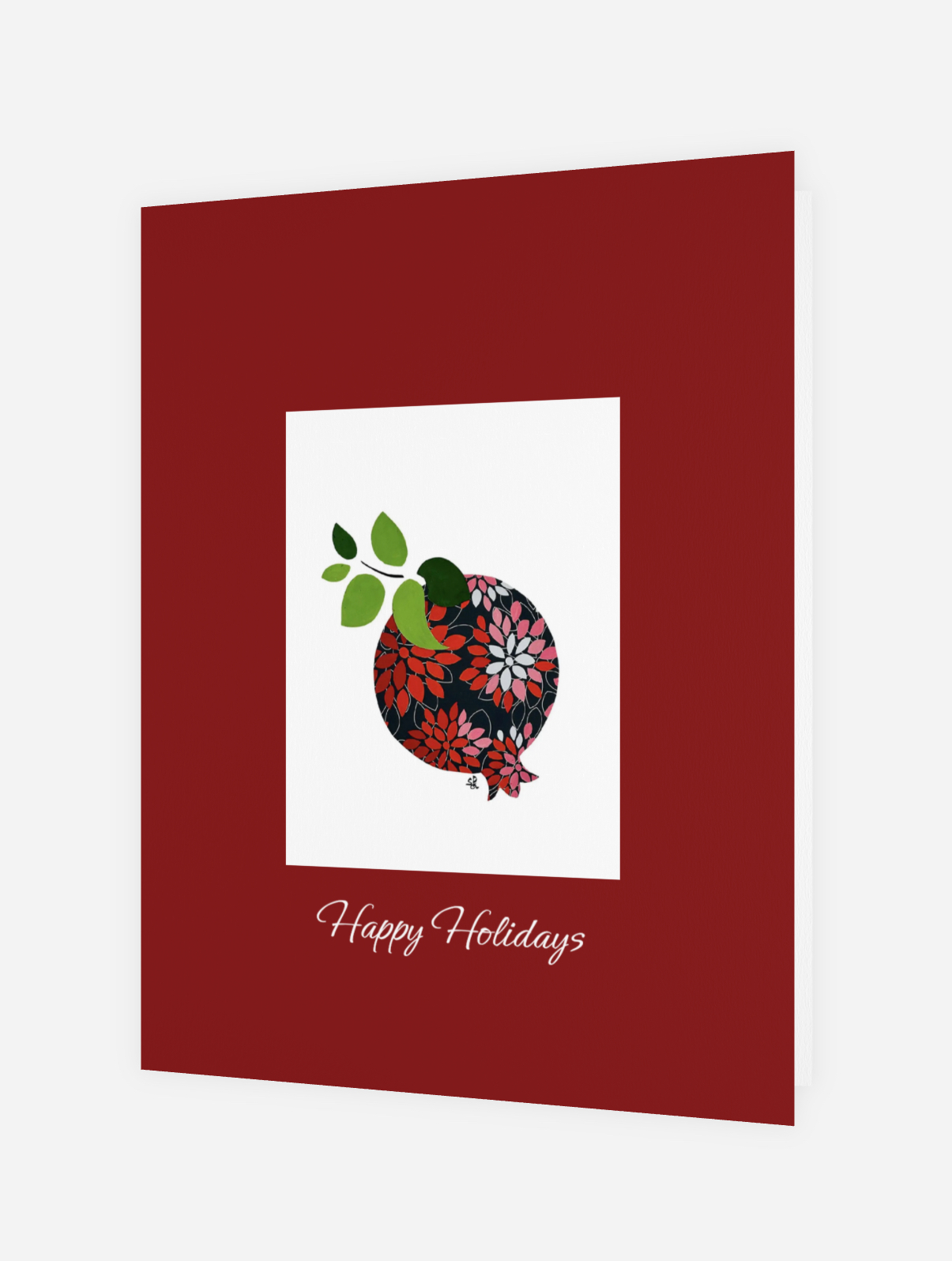 Pommie Rouge Card (pkg of 5)