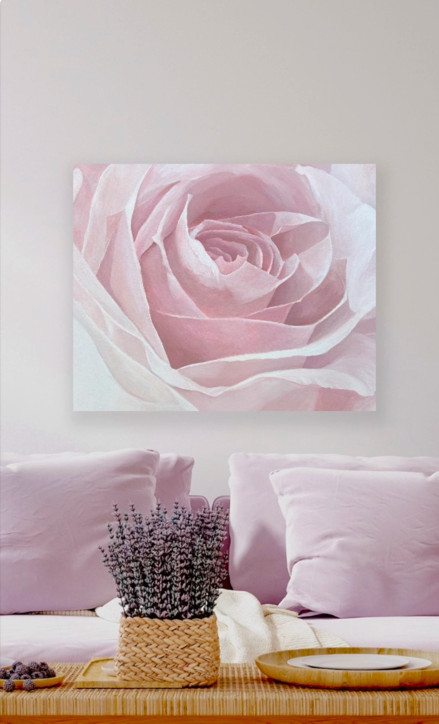 Blush Rose Print - contact us for size options and pricing